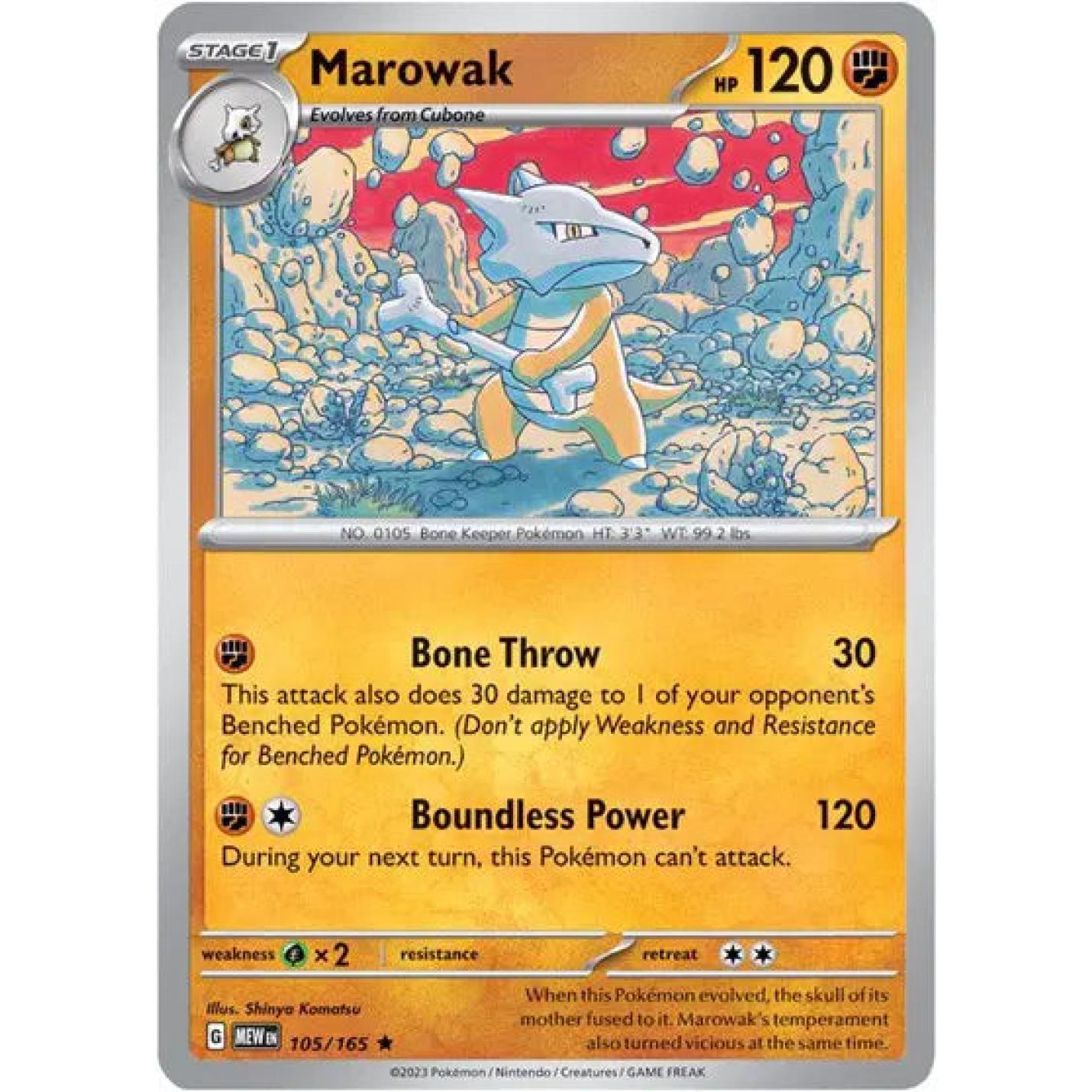 Marowak 105/165 - Scarlet & Violet 151 - Holofoil