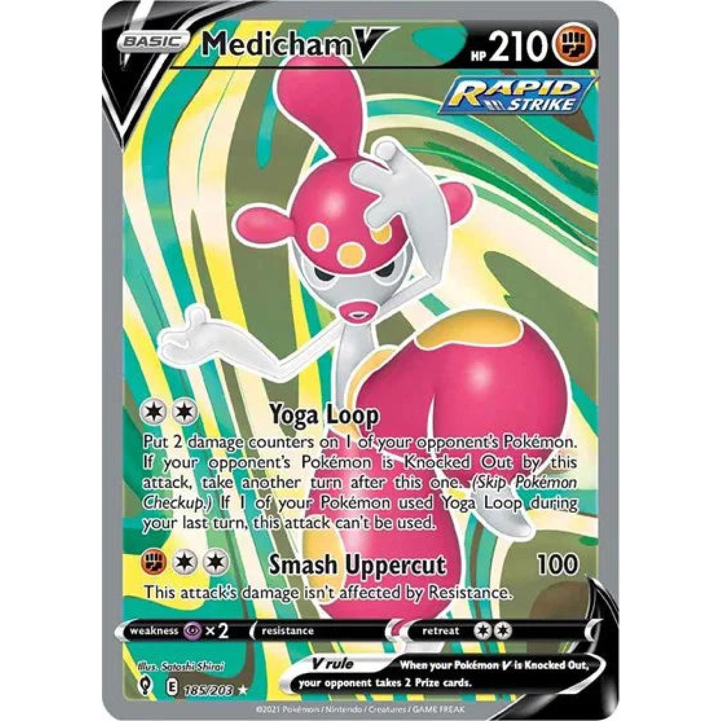 Medicham V 185/203 - Evolving Skies - Holofoil