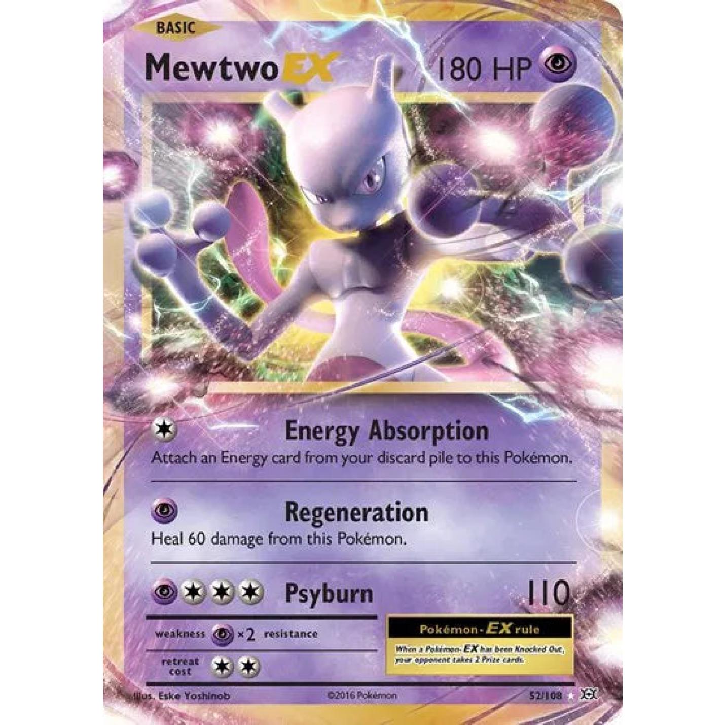 Mewtwo EX 52/108 - Evolutions - Holofoil