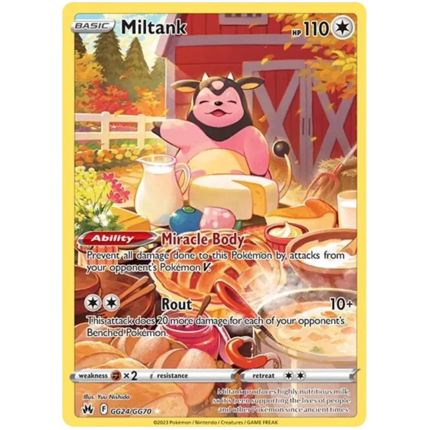 Miltank GG24/GG70 - Crown Zenith: Galarian Gallery - Holofoil