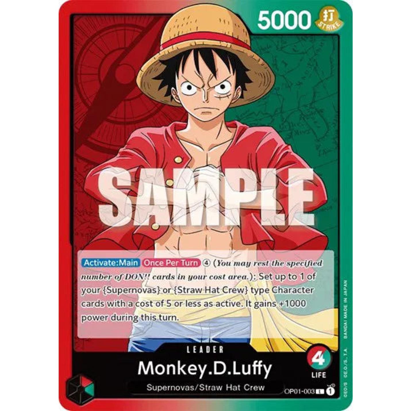 Monkey.D.Luffy OP01-003 - Romance Dawn - Normal