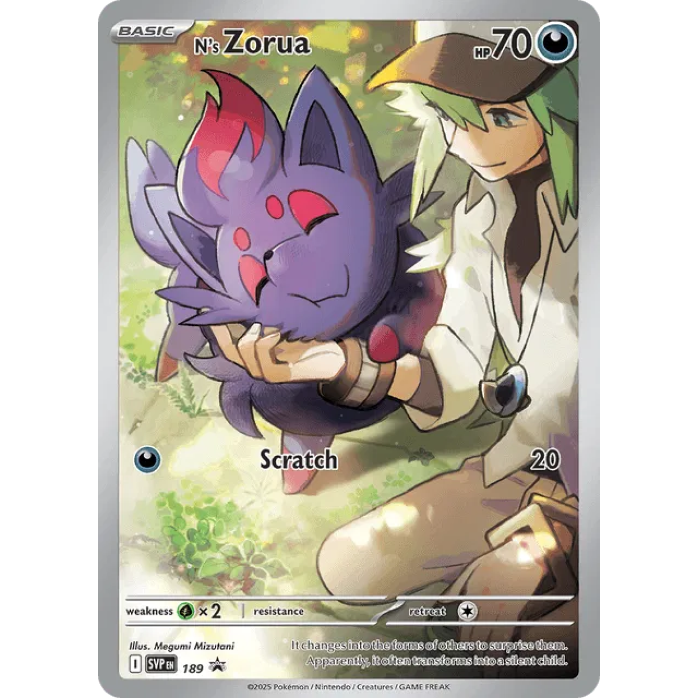 N's Zorua 189 - Scarlet & Violet Promo - Holofoil