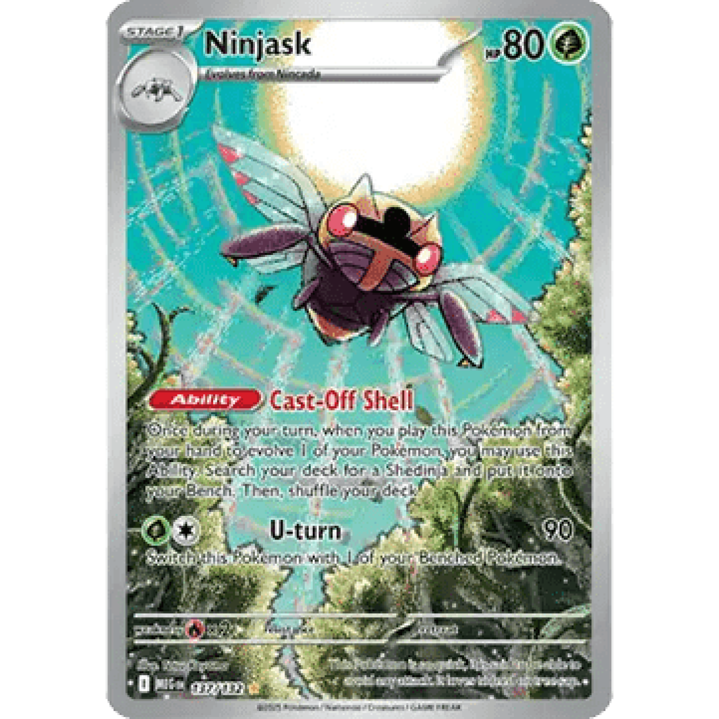 Ninjask 137/132 - Mega Evolution - Holofoil