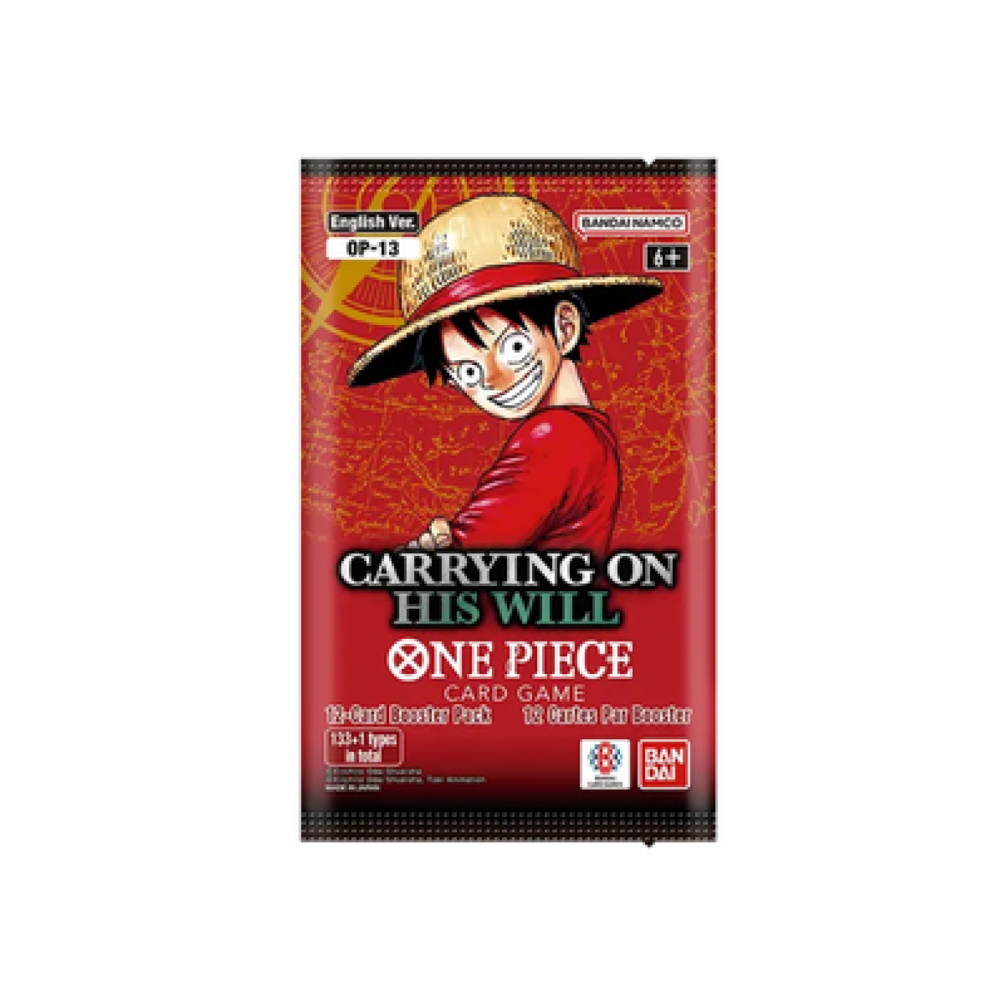 One Piece Carrying on his Will (OP-13) Booster Pack