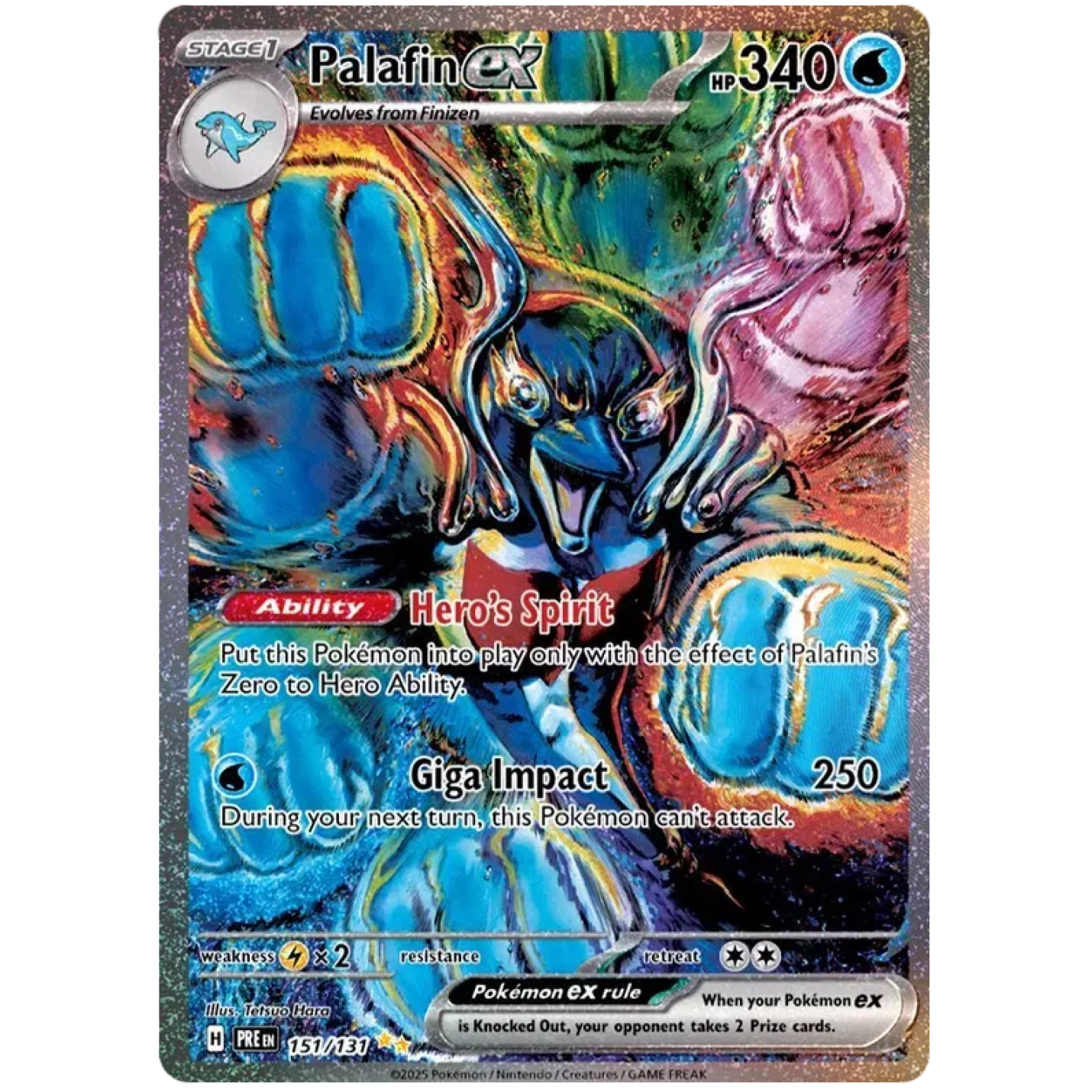 Palafin ex 151/131 - Prismatic Evolutions - Holofoil