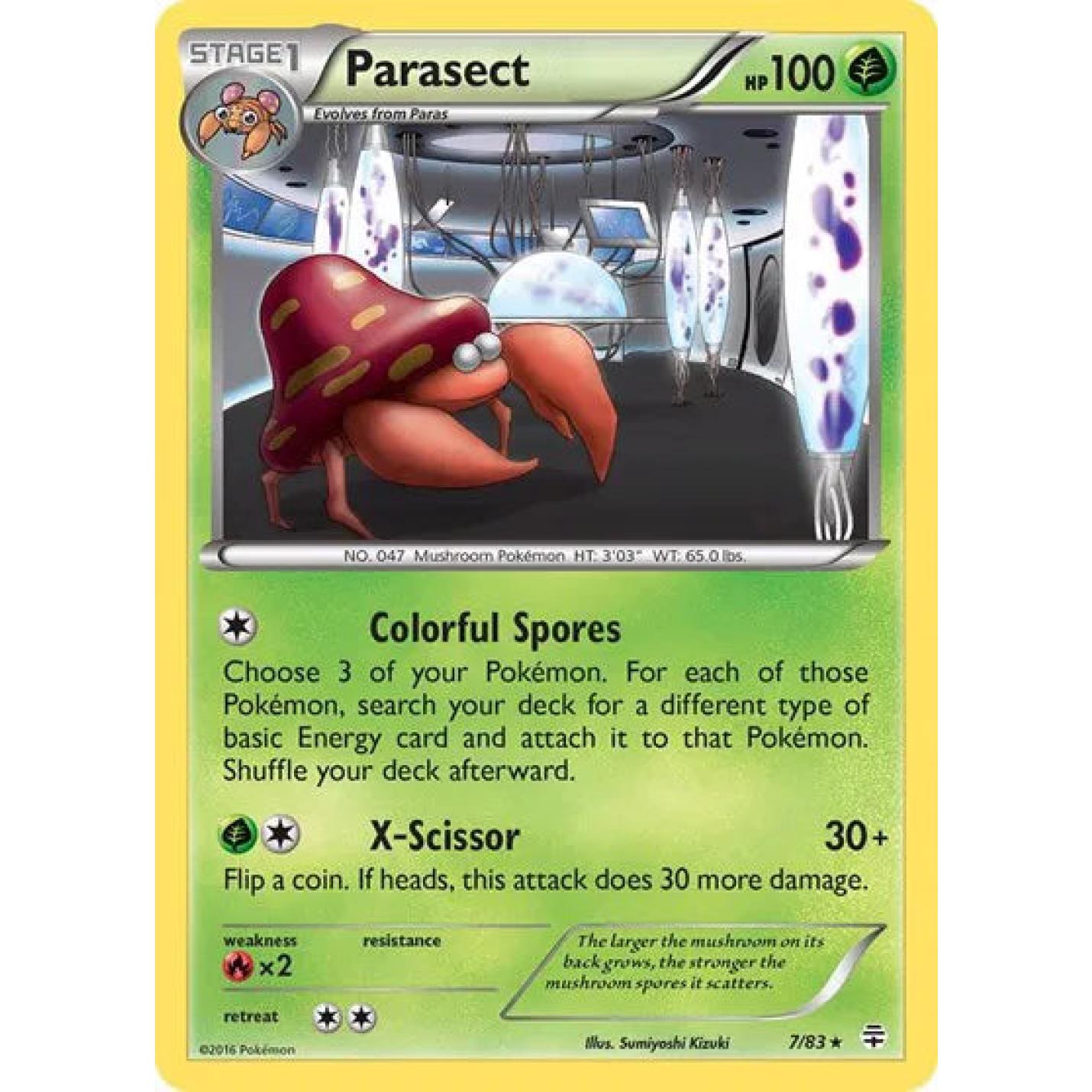 Parasect 7/83 - Generations - Reverse Holofoil
