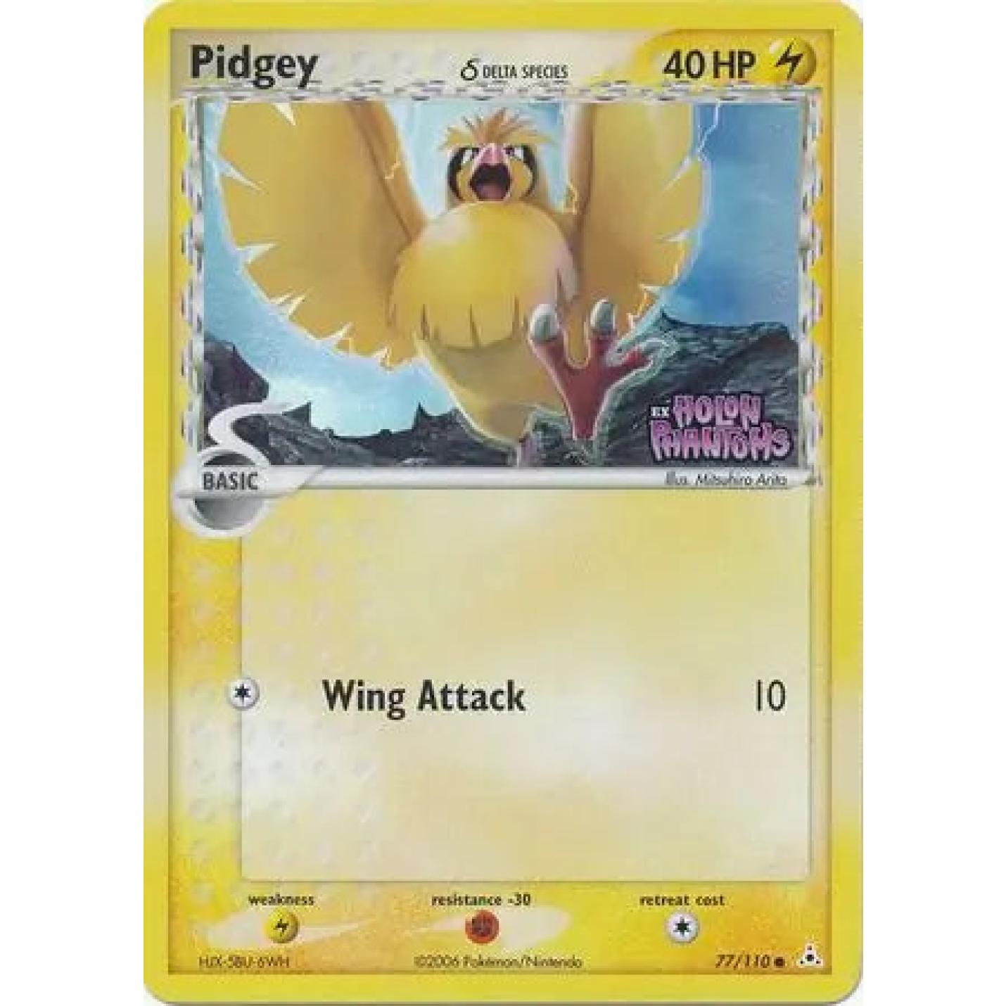 Pidgey 77/110 - EX Holon Phantoms - Reverse Holofoil