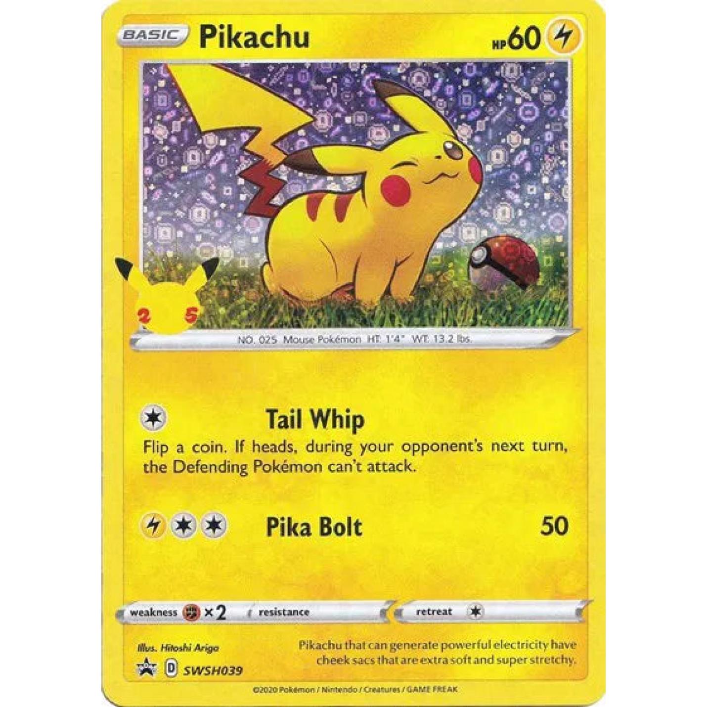 Pikachu SWSH039 - Sword & Shield Promo - Holofoil