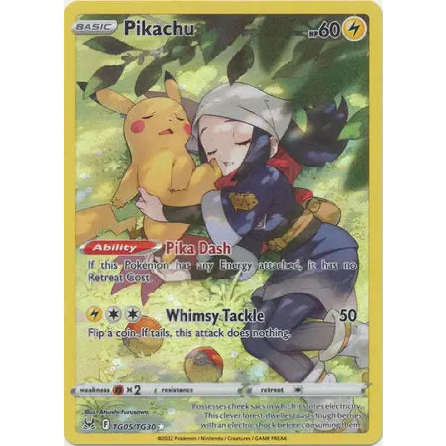 Pikachu TG05/TG30 - Lost Origin Trainer Gallery - Holofoil