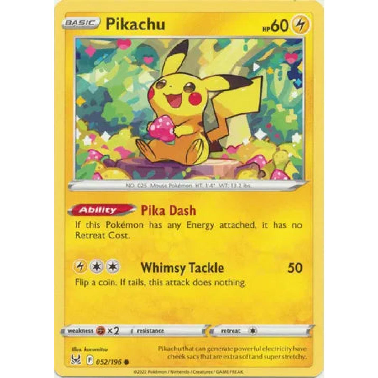 Pikachu 052/196 - Lost Origin - Normal