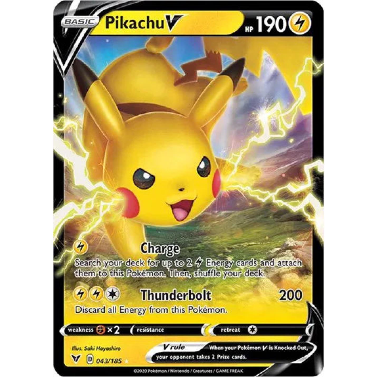 Pikachu V 043/185 - Vivid Voltage - Holofoil