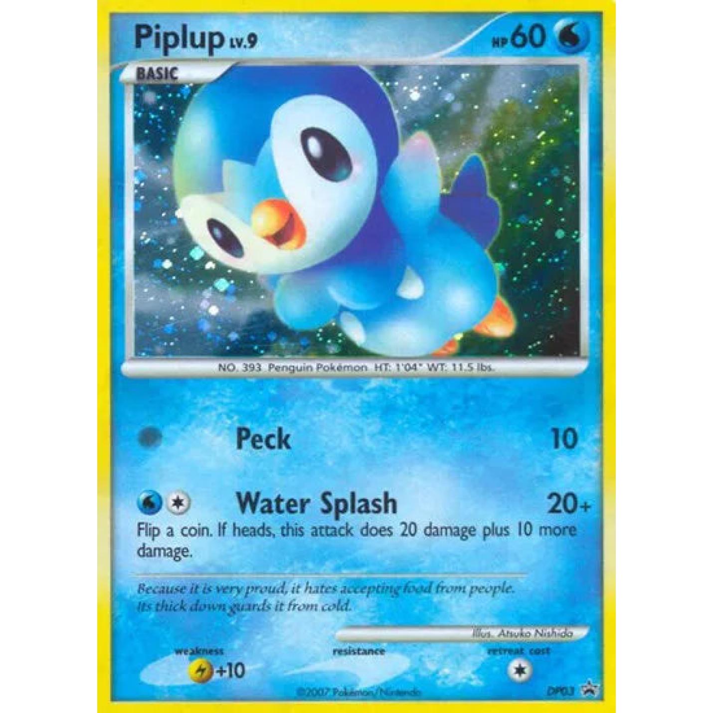 Piplup Lv.9 DP03 - Diamond and Pearl Promos - Holofoil