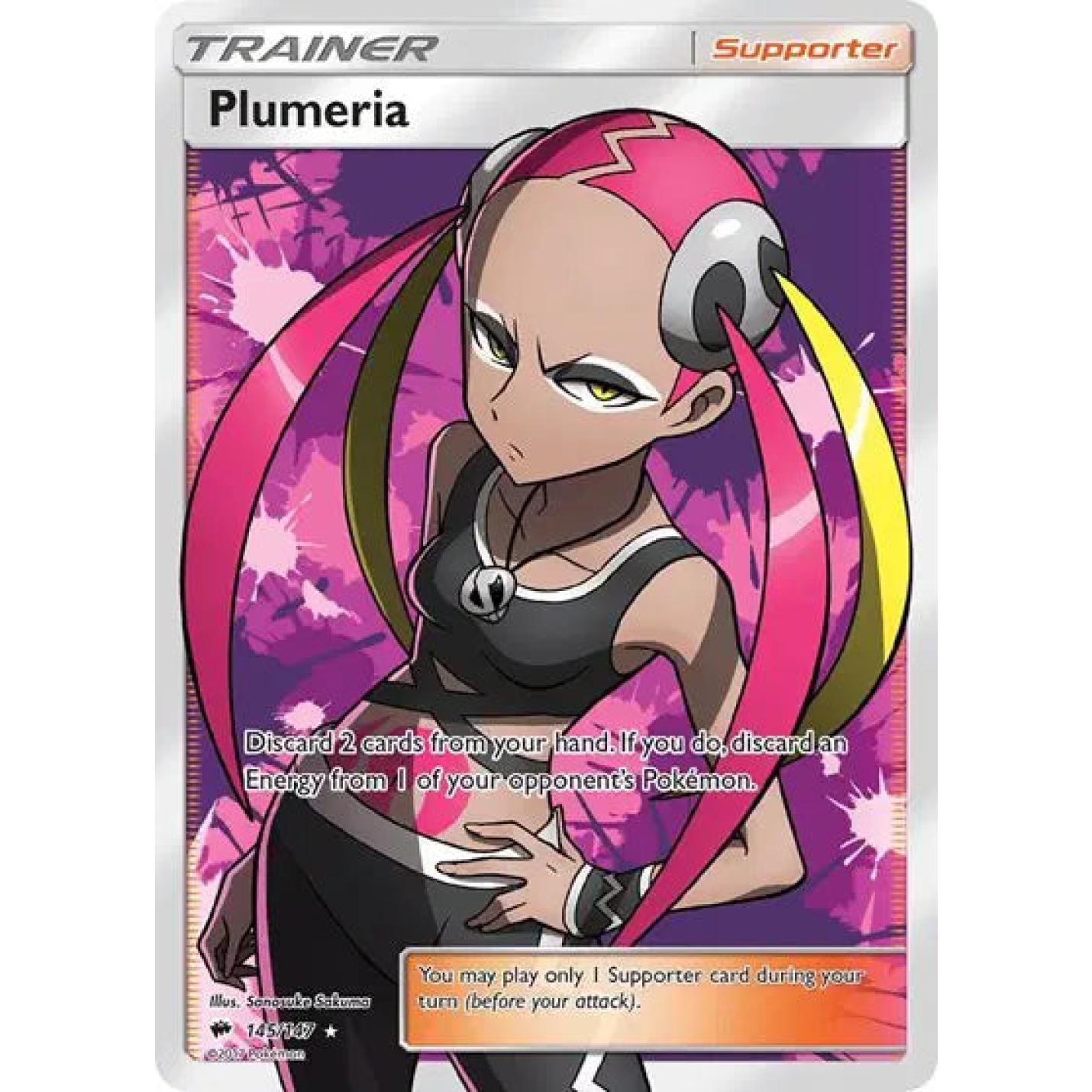 Plumeria 145/147 - Burning Shadows - Holofoil