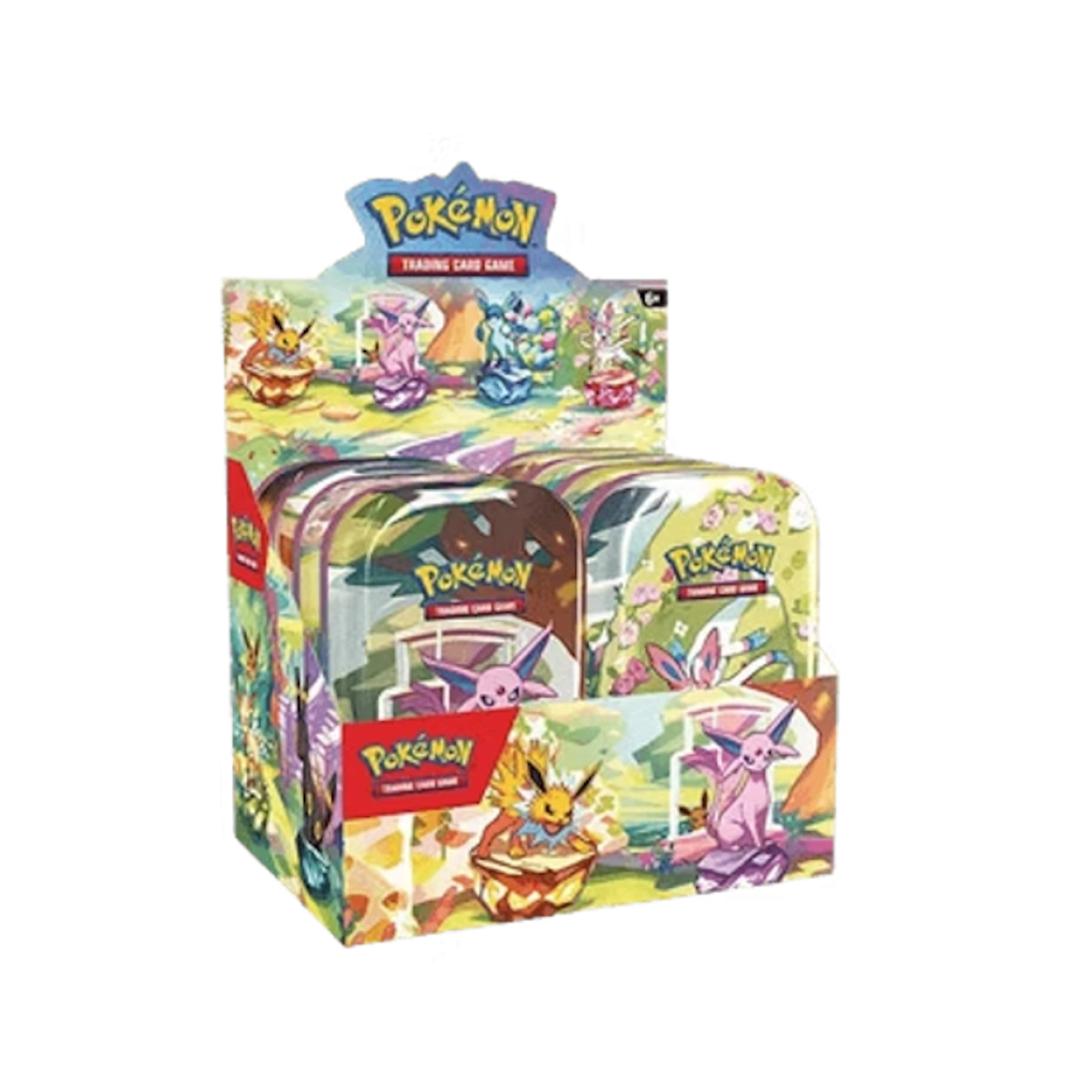 Pokémon Prismatic Evolutions: Mini Tin Display