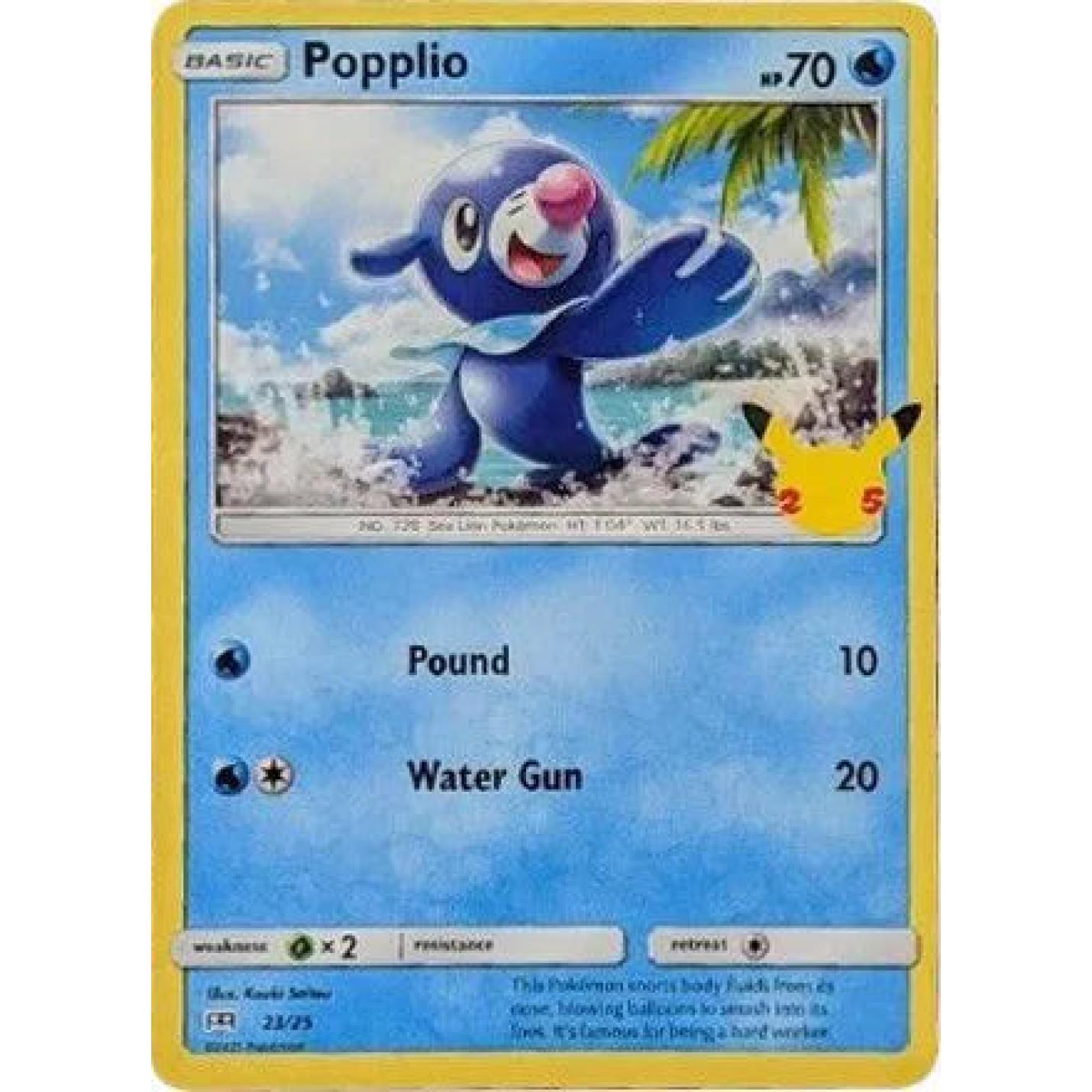 Popplio 23/25 - McDonald's 25th Anniversary Promos - Holofoil