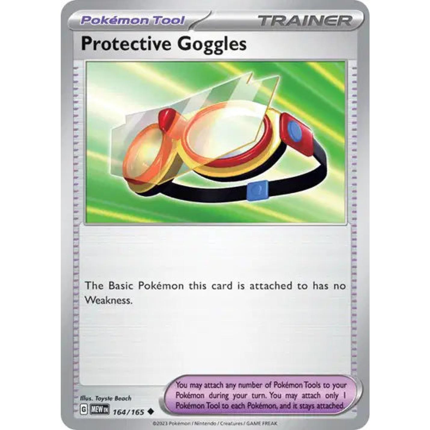 Protective Goggles 164/165 - Scarlet & Violet 151 - Reverse Holofoil