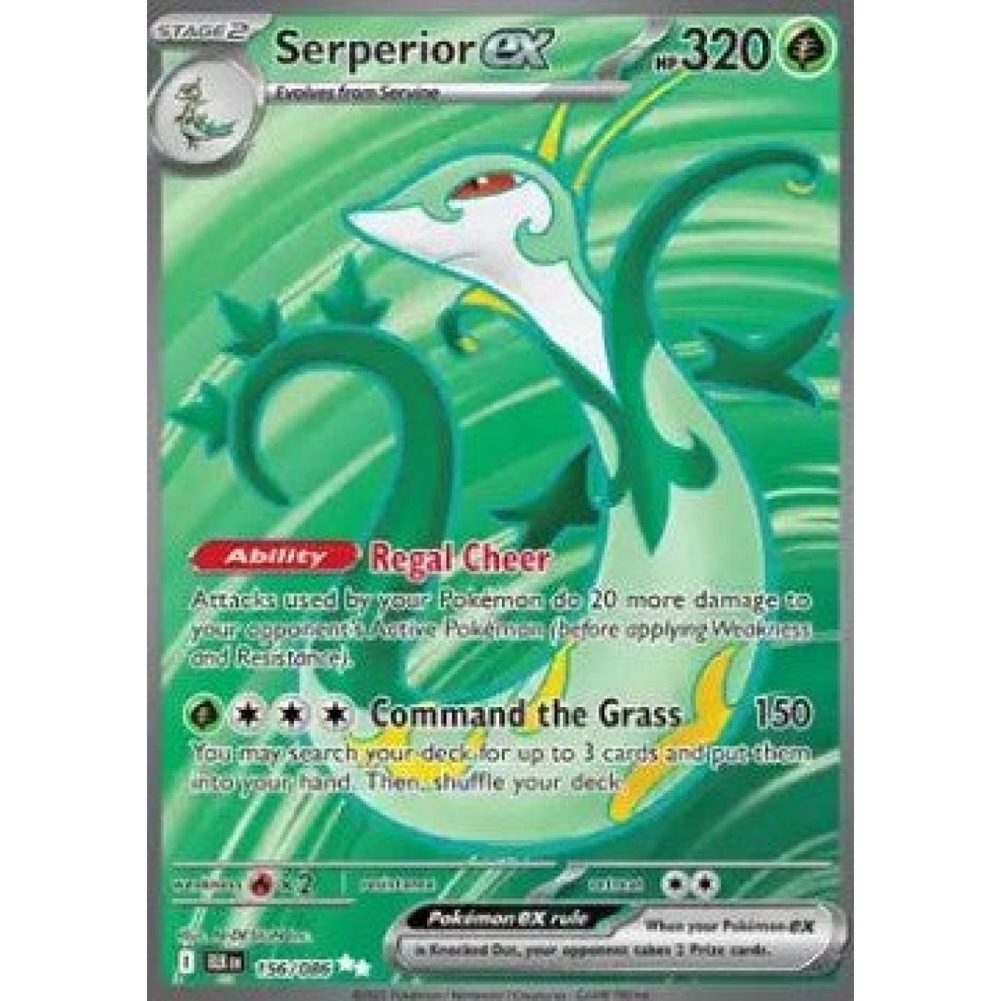 Serperior ex 156/086 - Black Bolt - Holofoil