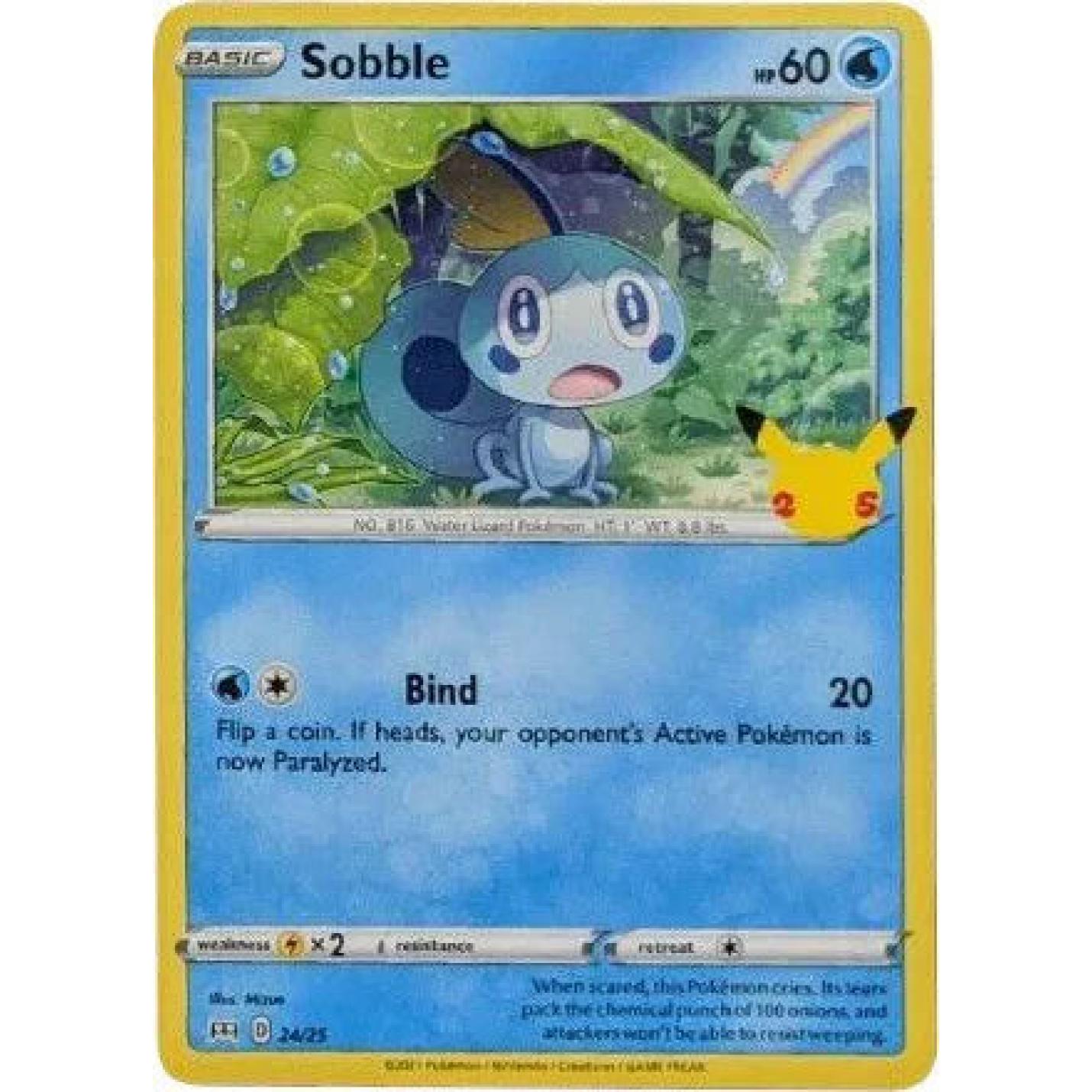 Sobble 24/25 - McDonald's 25th Anniversary Promos - Holofoil