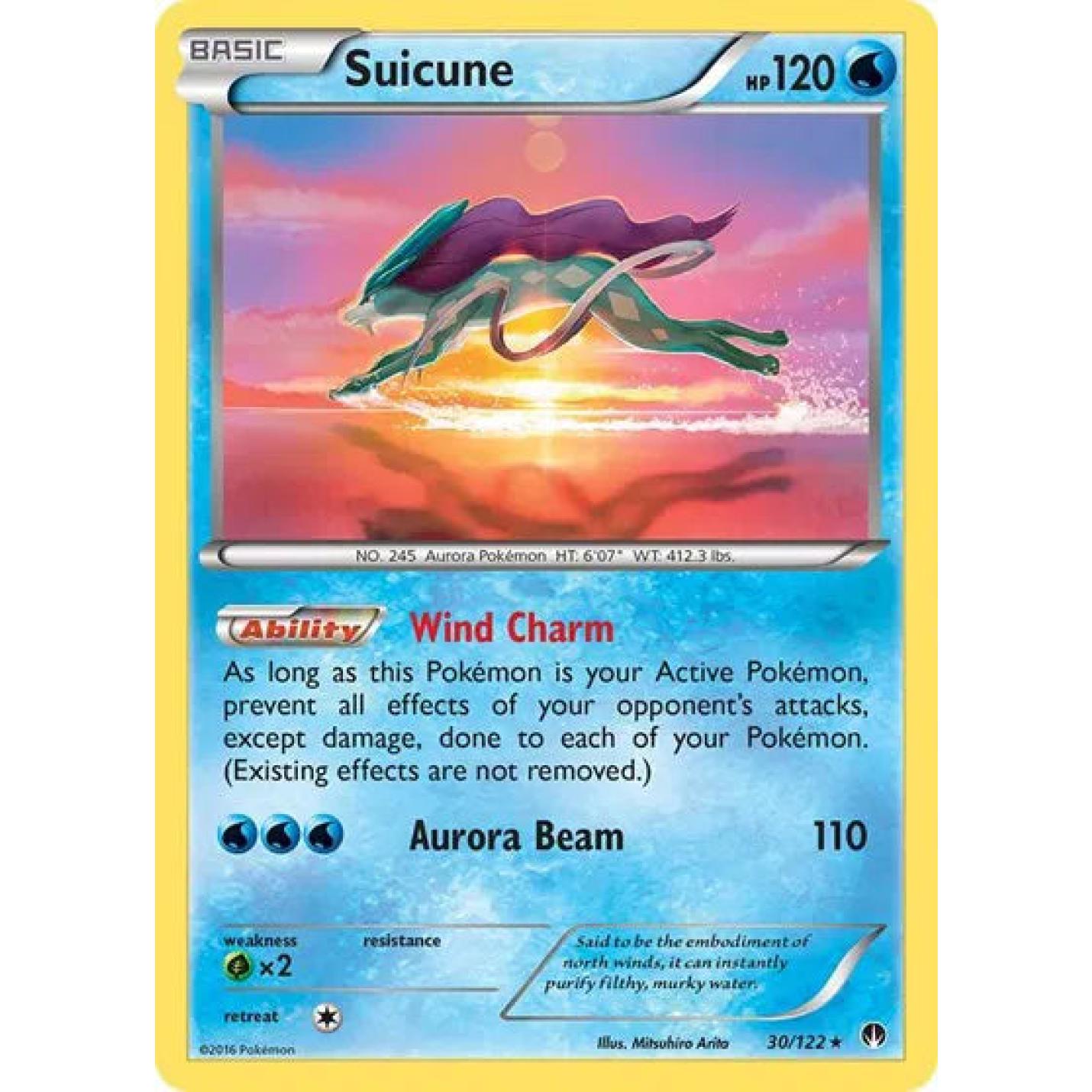 Suicune 30/122 - BREAKpoint - Reverse Holofoil