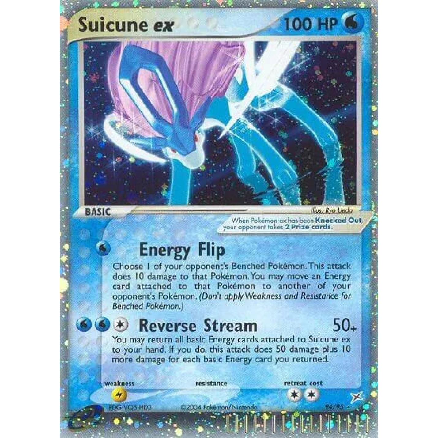 Suicune ex 94/95 -  EX Team Magma vs Team Aqua - Holofoil