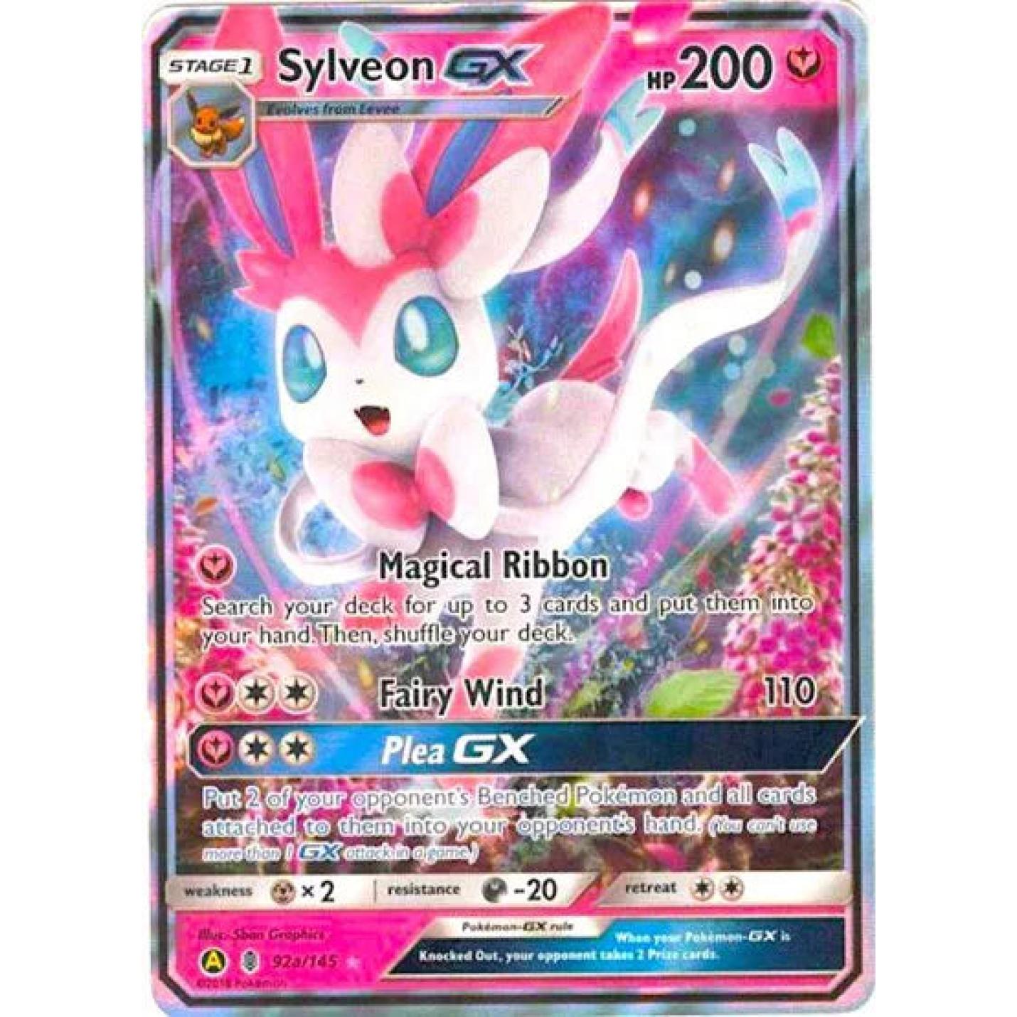 Sylveon GX 92a/145 - Guardians Rising - Holofoil