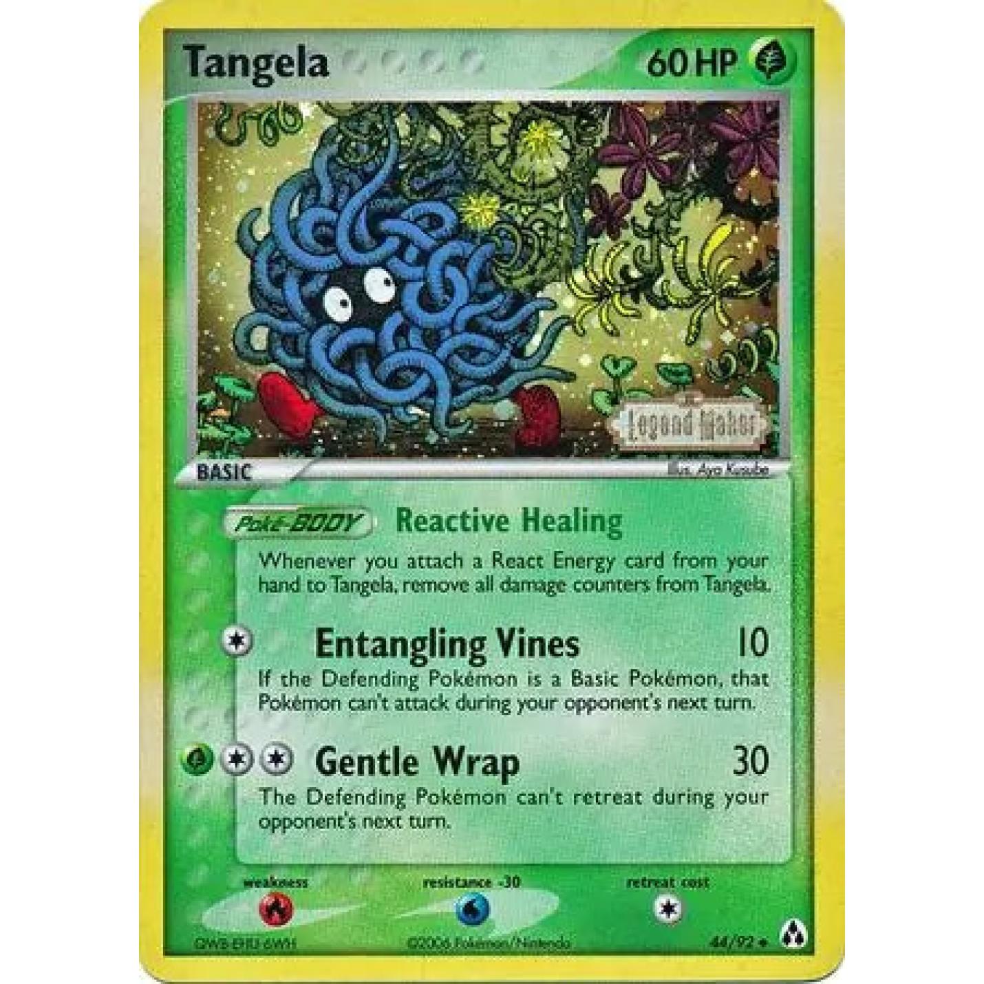 Tangela 44/92 - EX Legend Maker - Reverse Holofoil