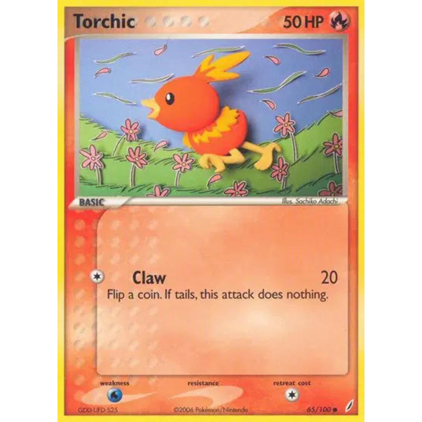 Torchic 65/100 - EX Crystal Guardians - Normal