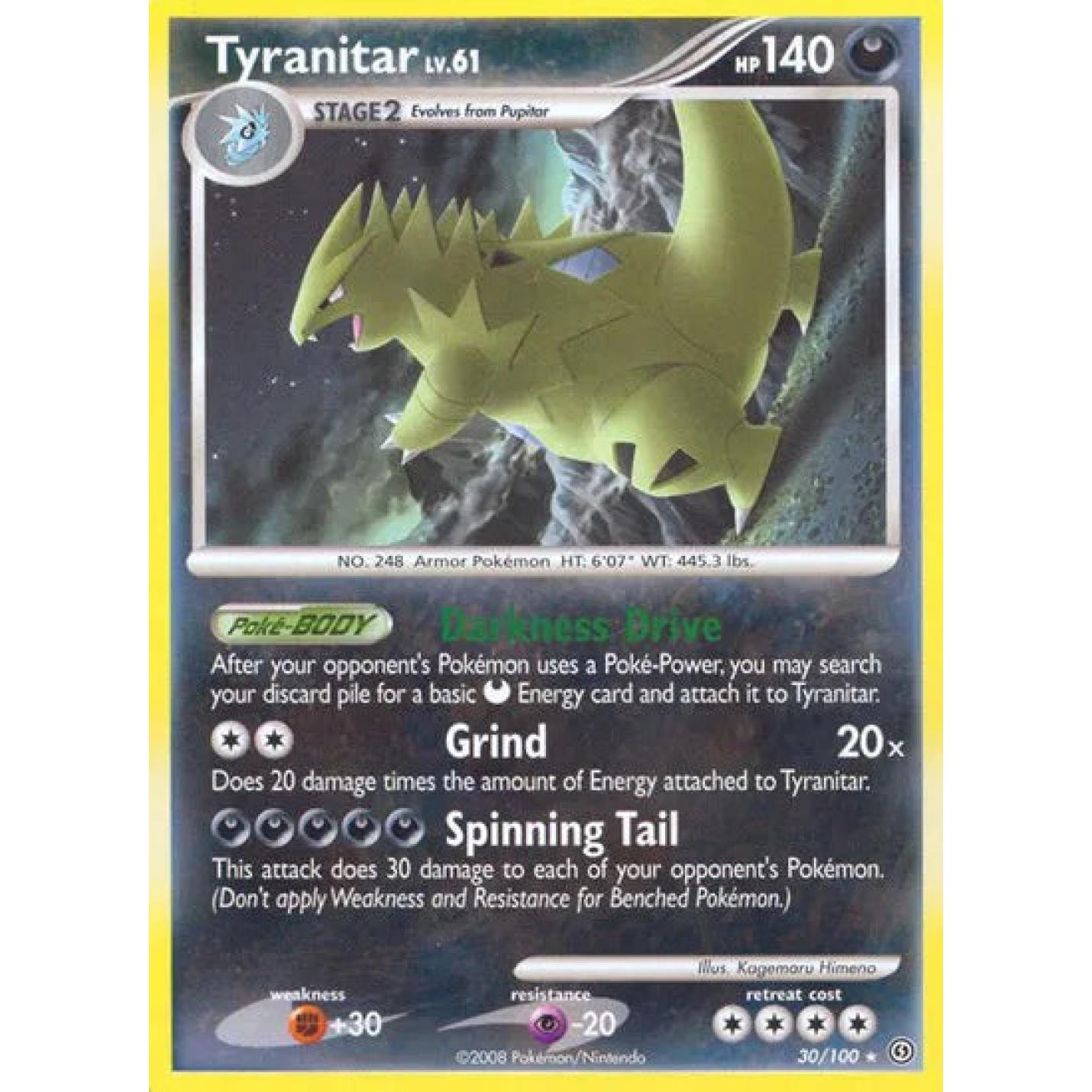 Tyranitar Lv.61 30/100 - Stormfront - Normal
