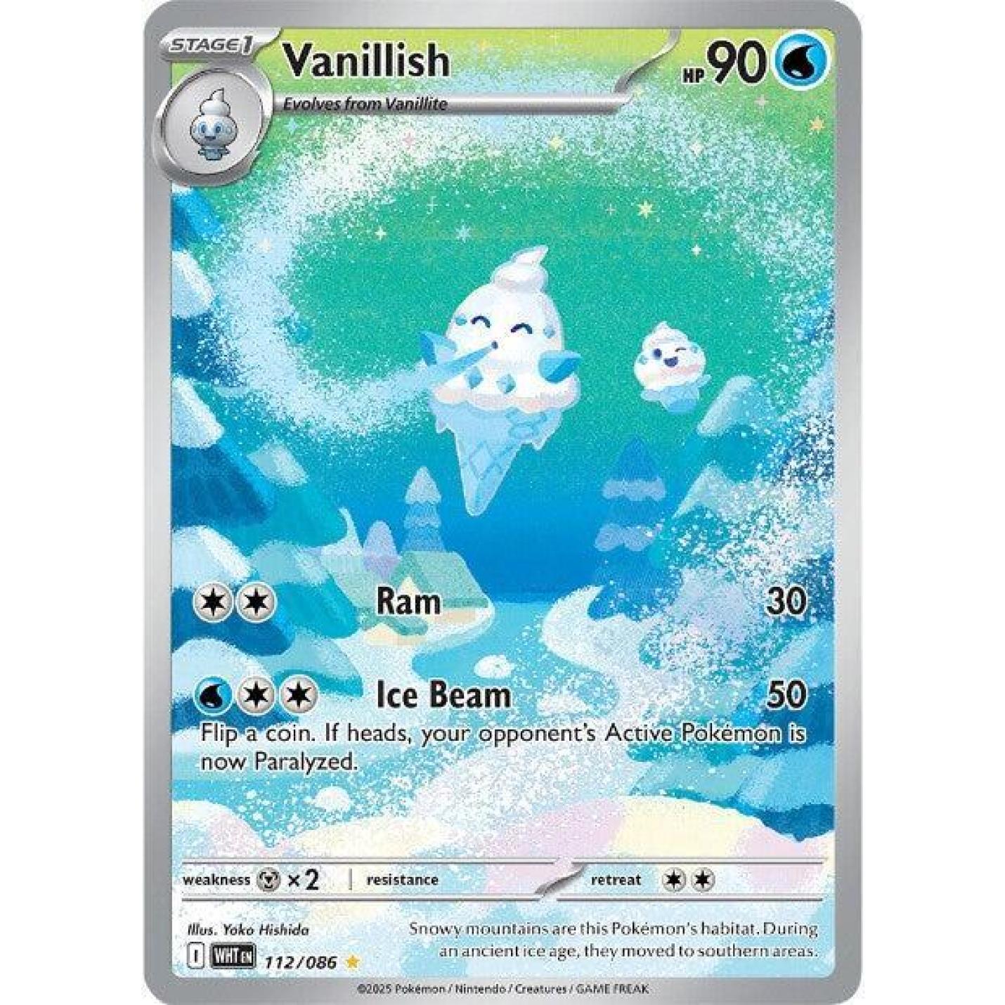 Vanillish 112/086 - White Flare - Holofoil