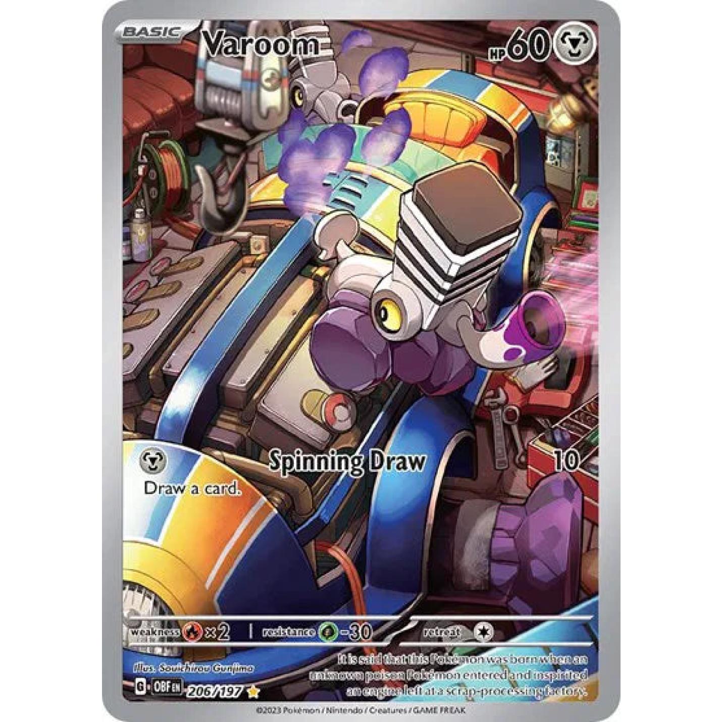 Varoom 206/197 - Obsidian Flames - Holofoil