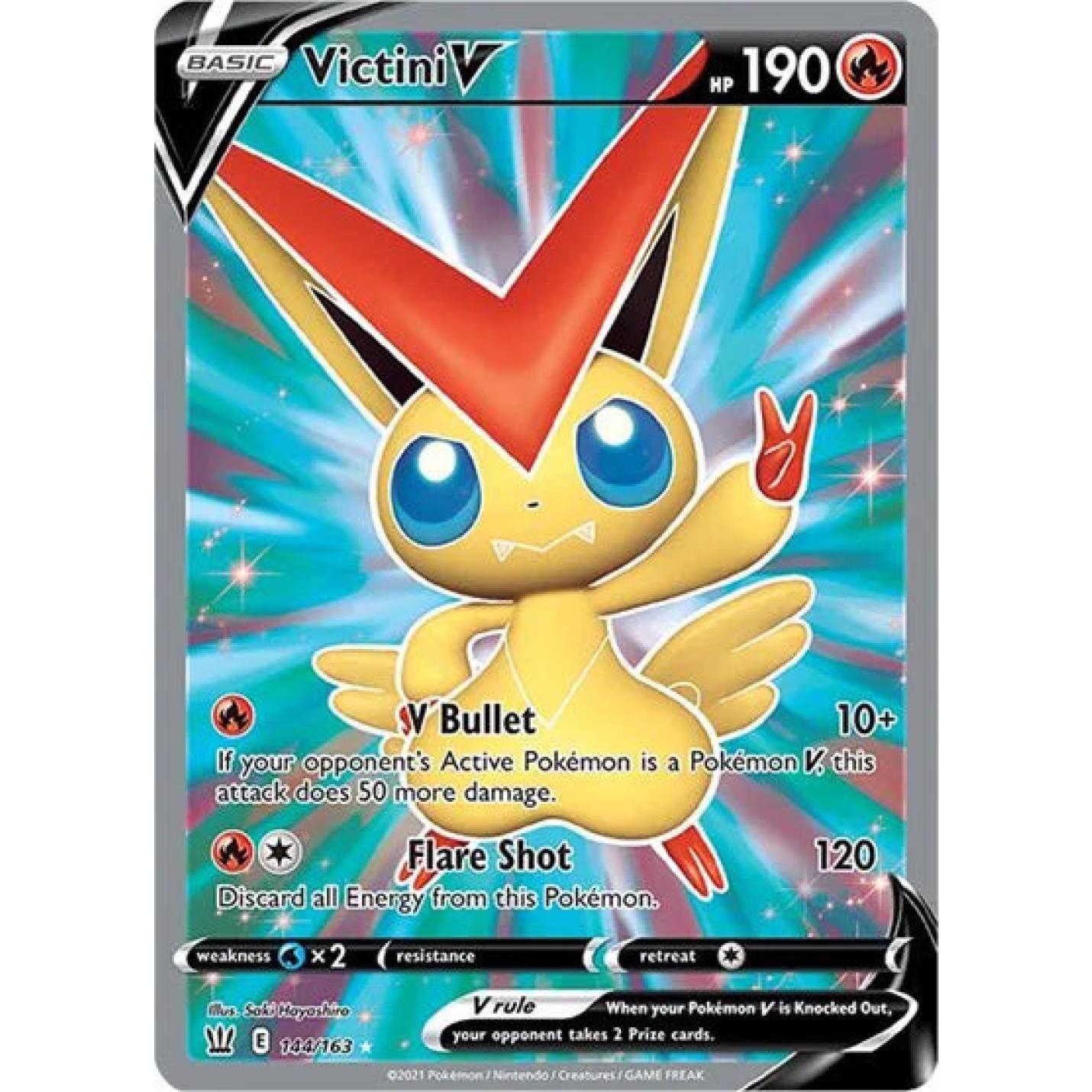 Victini V 144/163 - Battle Styles - Holofoil