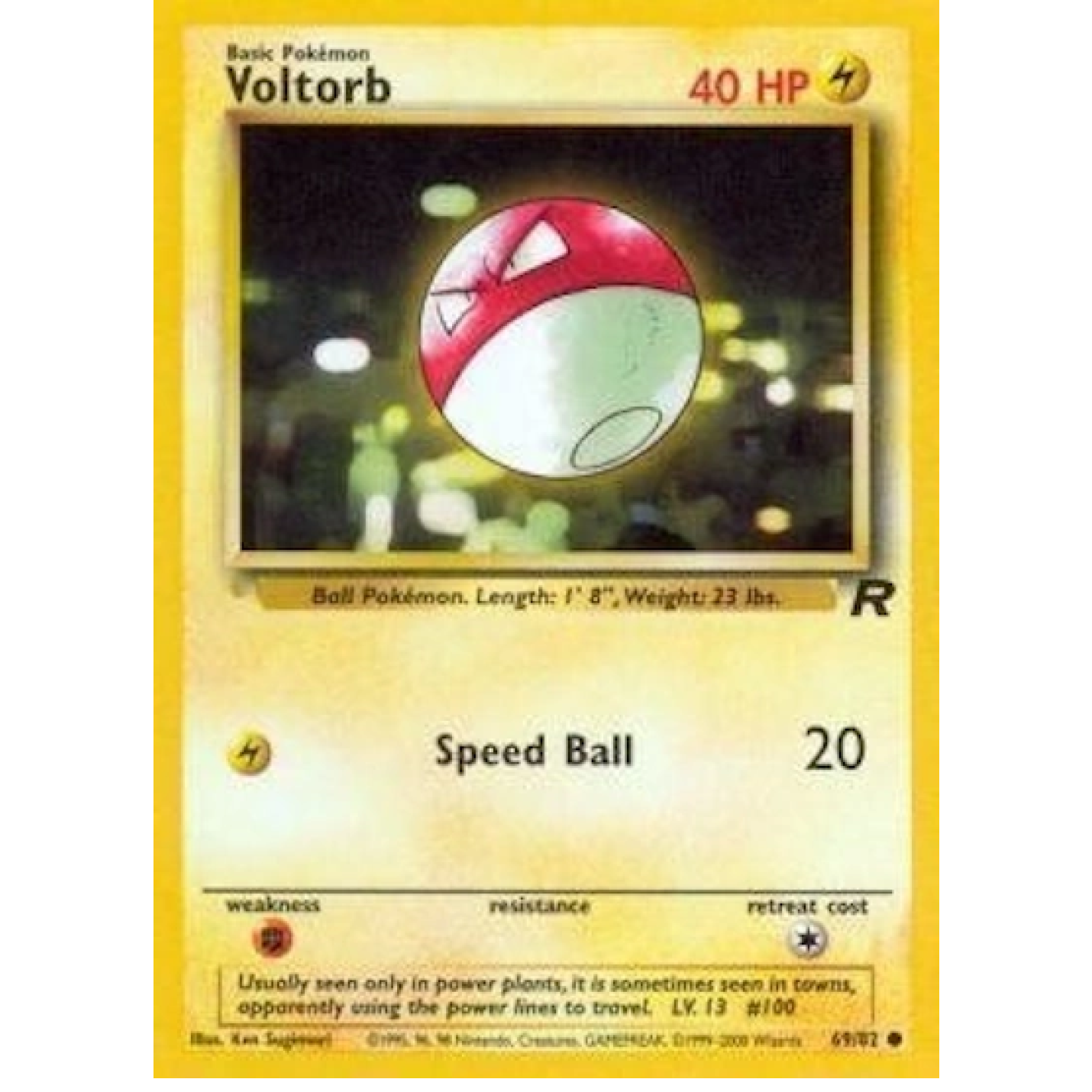 Voltorb 69/82 - Team Rocket (Unlimited) - Normal