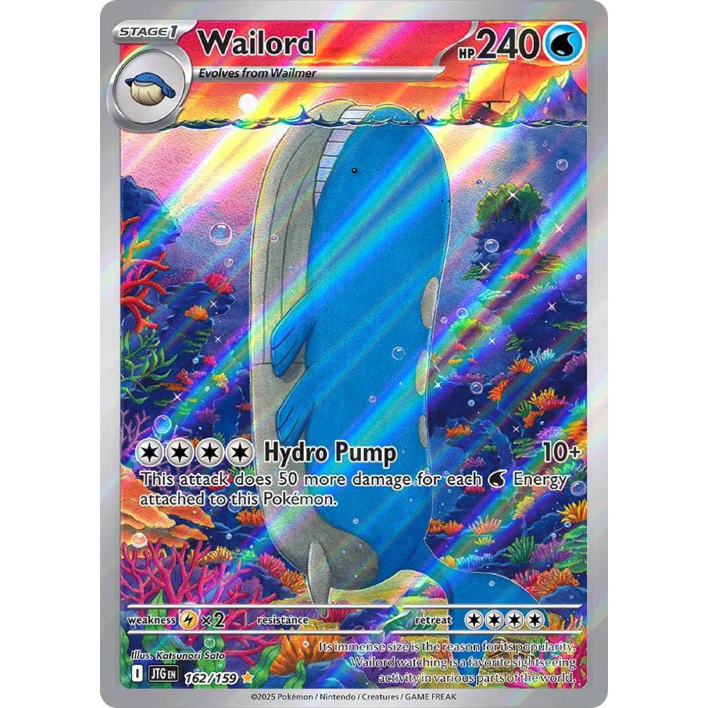 Wailord 162/159 - Journey Together - Holofoil