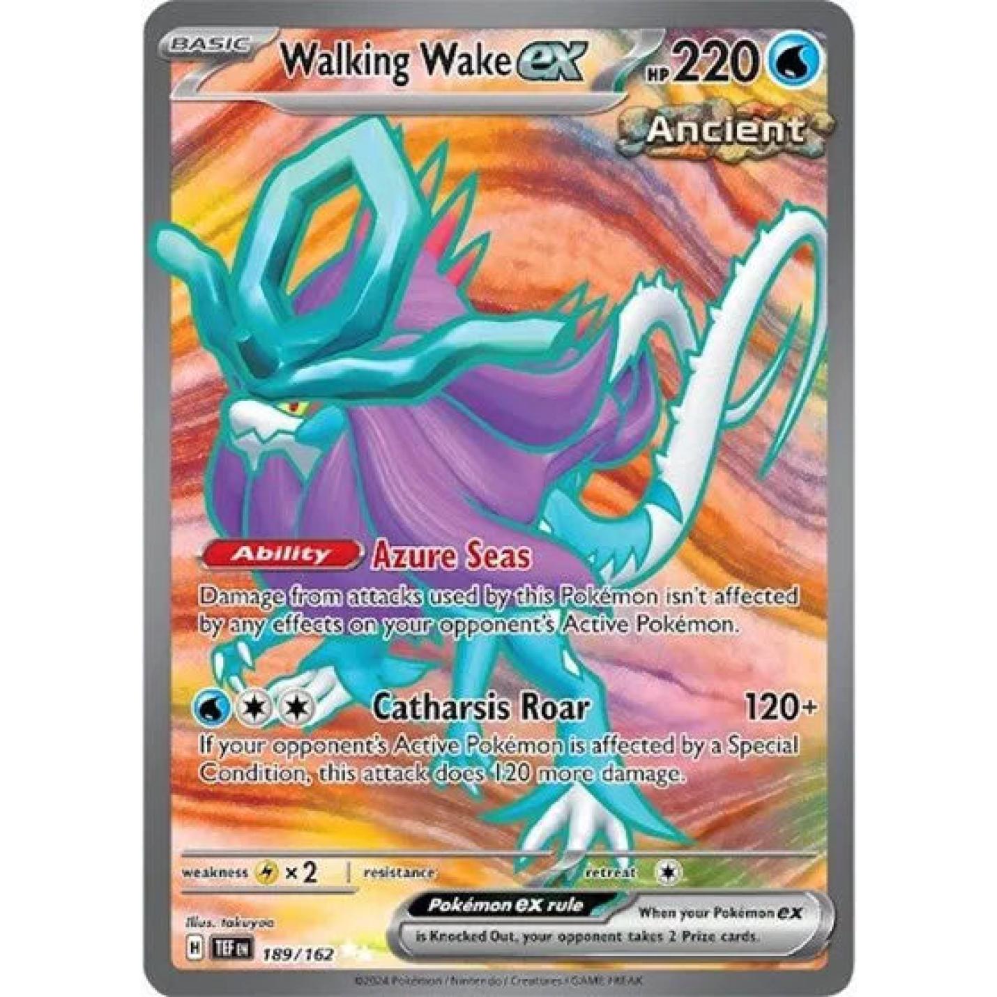 Walking Wake ex 189/162 - Temporal Forces - Holofoil