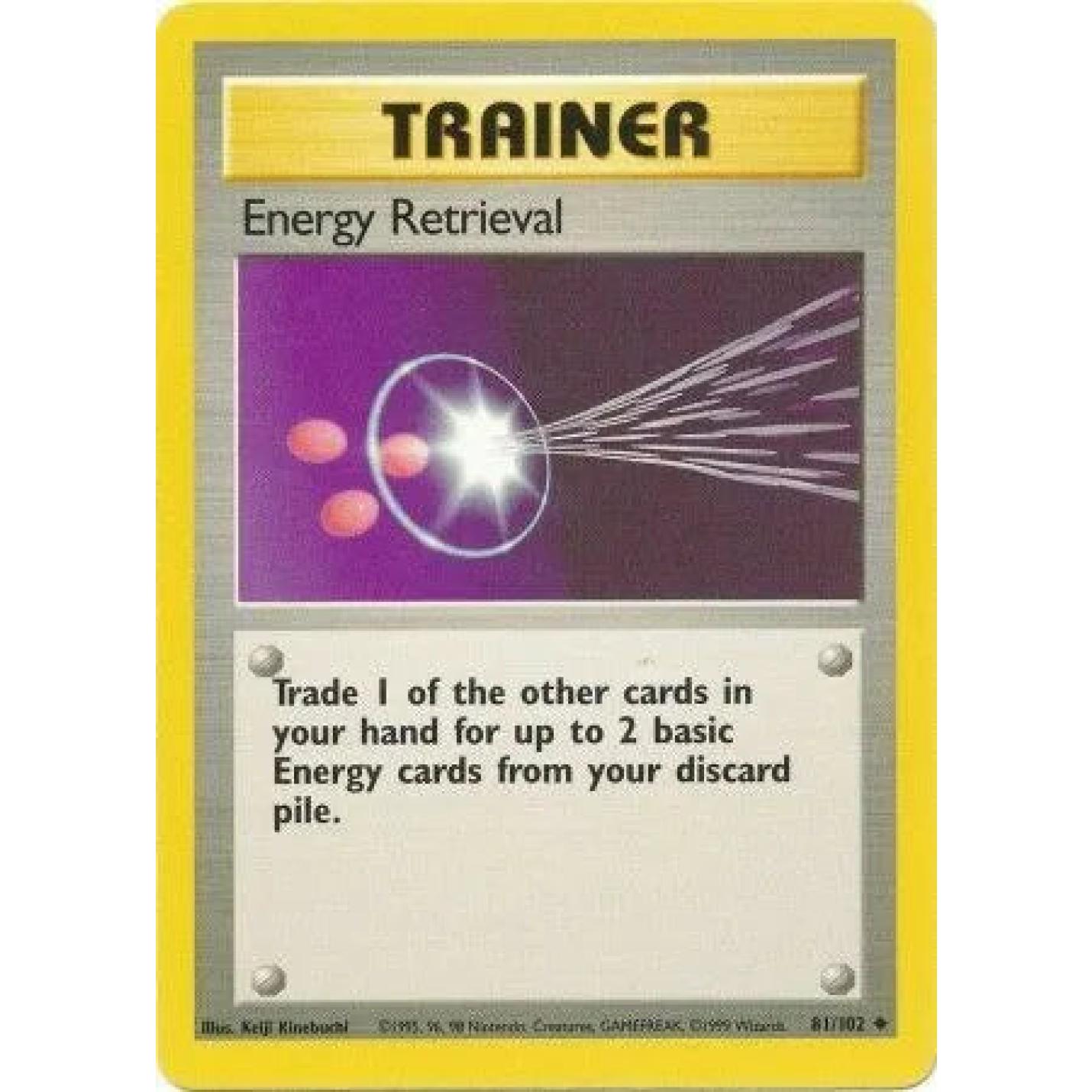 Energy Retrieval 81/102 - Base Set (Unlimited) - Normal