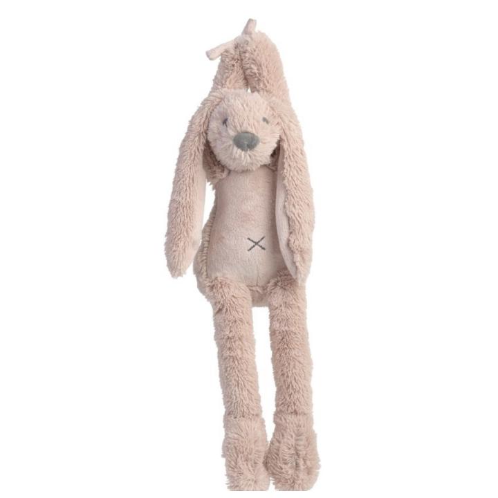 Happy Horse Konijn Richie Muziekknuffel - Oudroze - Baby cadeau