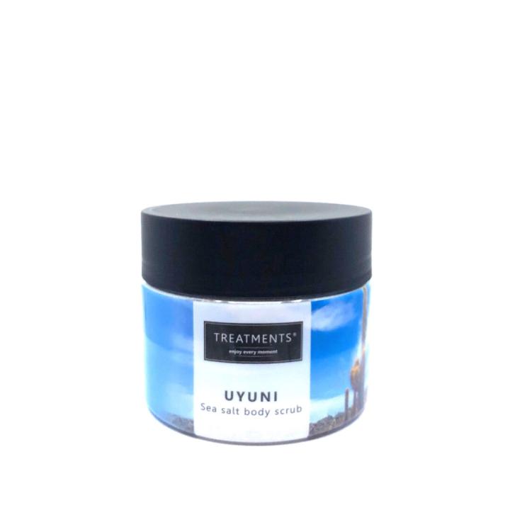 Treatments sea salt body scrub uyuni 400 gr scrubzout scrub lichaam