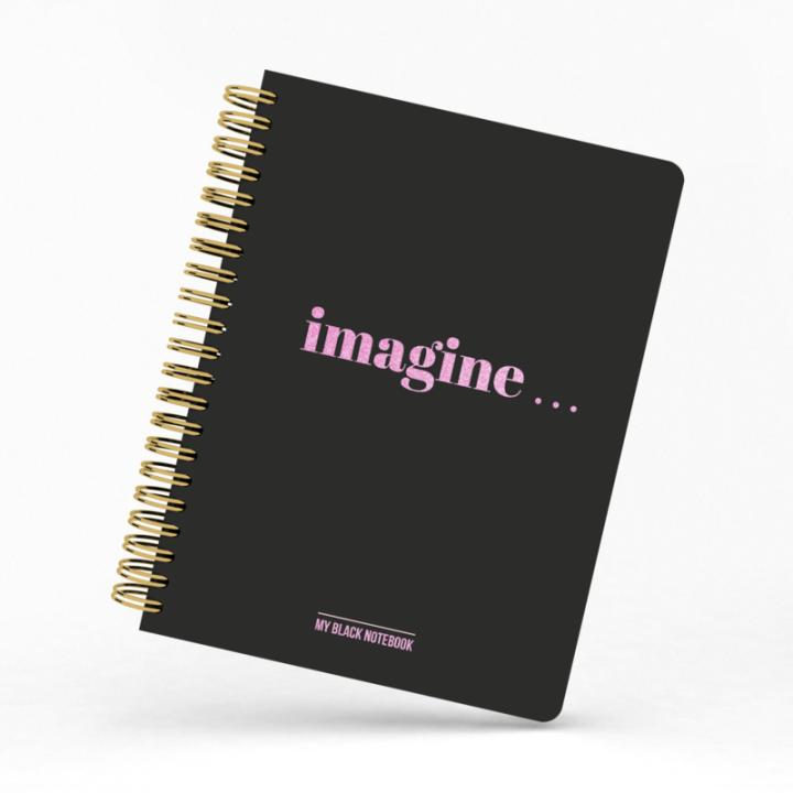 Studio Stationery My black notebook "Imagine"