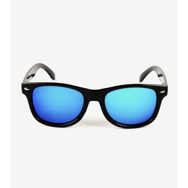 Kleuter Zonnebril - Blauw op zwart