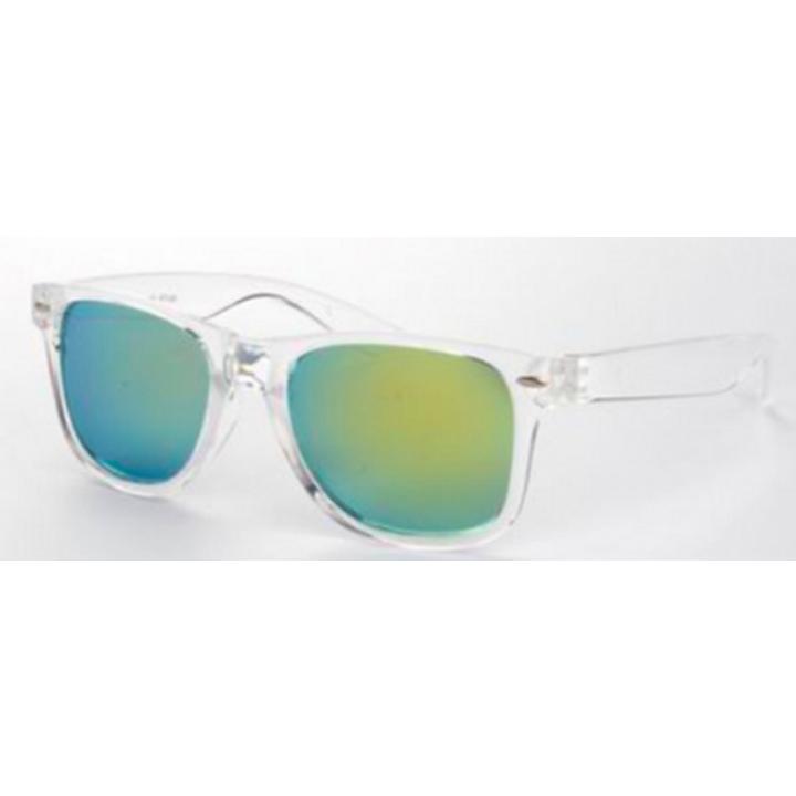 Hidzo Zonnebril Transparant - UV 400 - Groene Glazen