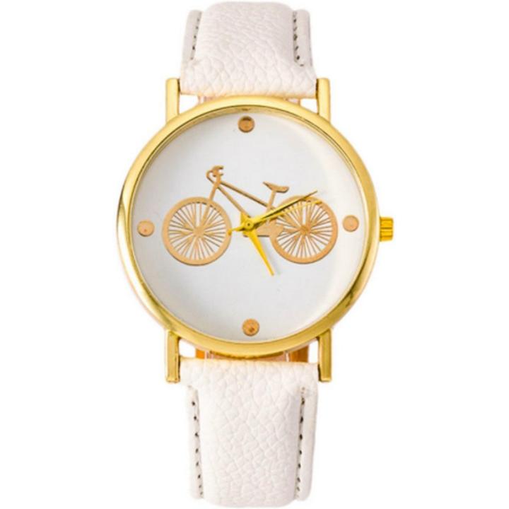 Fiets Horloge - Wit