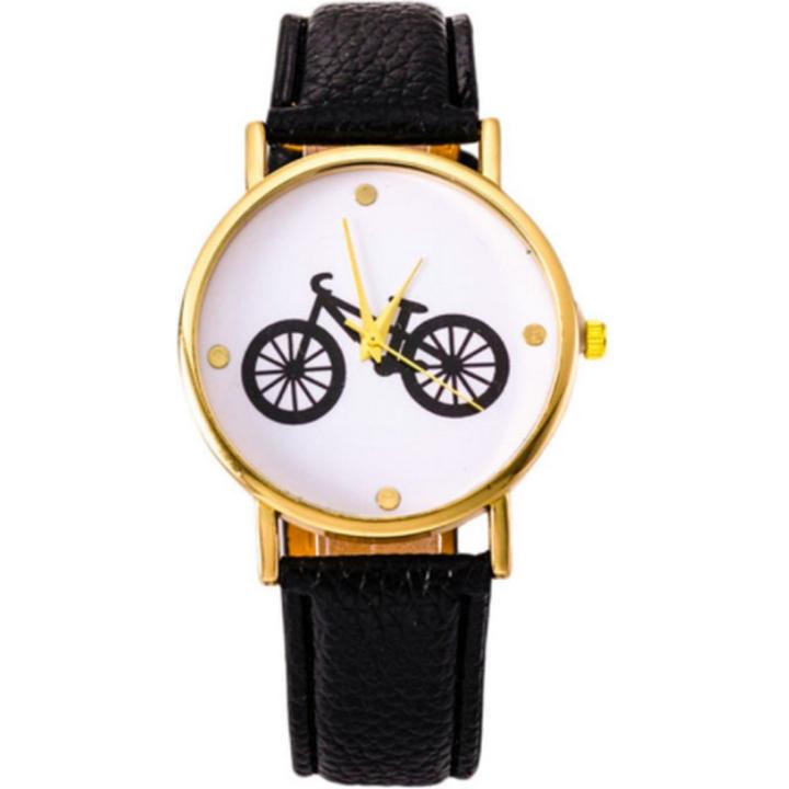 Fiets Horloge - Zwart