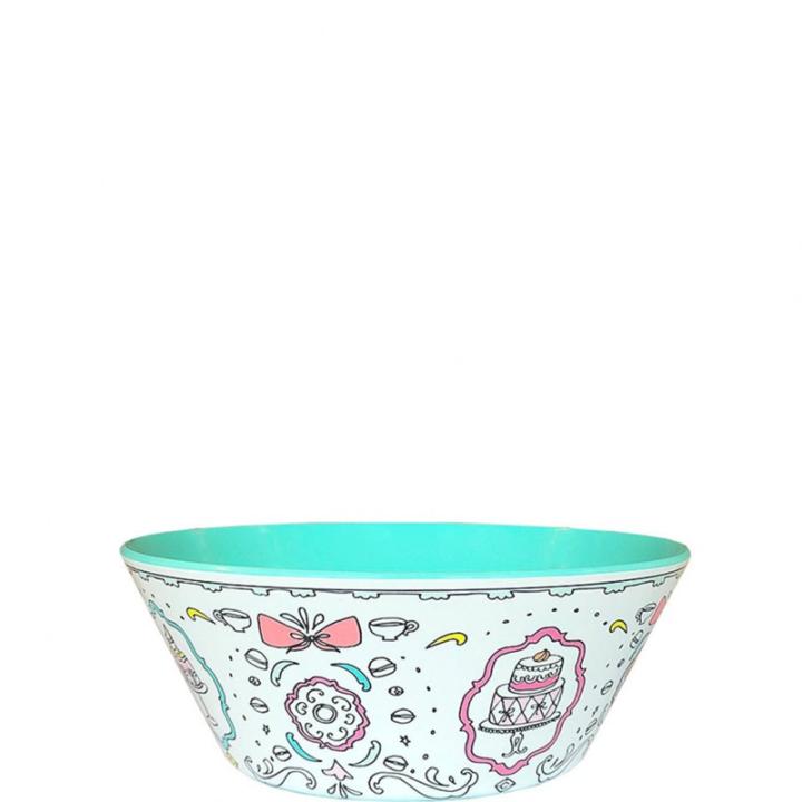 Jill - Kom ⌀14 cm - Turquoise - Melamine