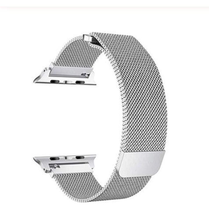 Hidzo RVS Bandje - Geschikt Voor Apple Watch Series 1/2/3 (38&42mm) - Zilver