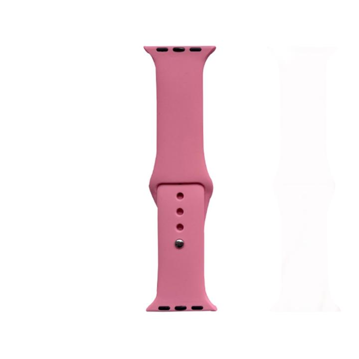 Hidzo Horlogebandje - Geschikt Voor Apple Watch Series 1/2/3/4 - 38MM / 40MM - Siliconen - Roze