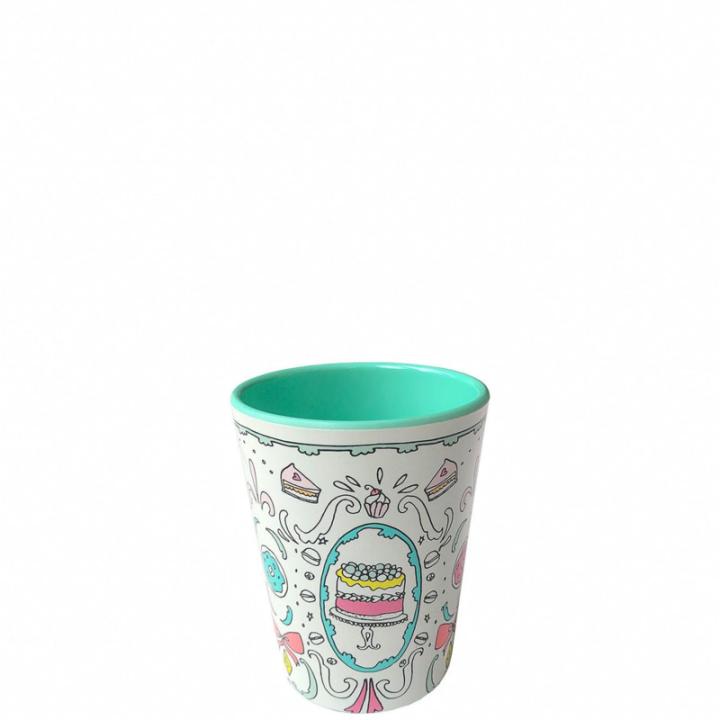 Jill - Beker 0,23 L - Turquoise - Melamine