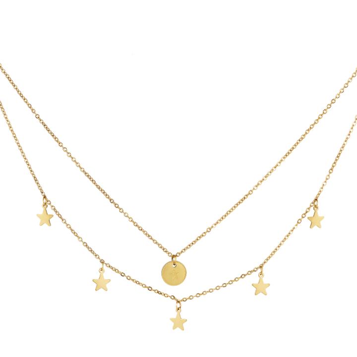 Roestvrij stalen ketting - Yehwang - Ketting - One size - Goud