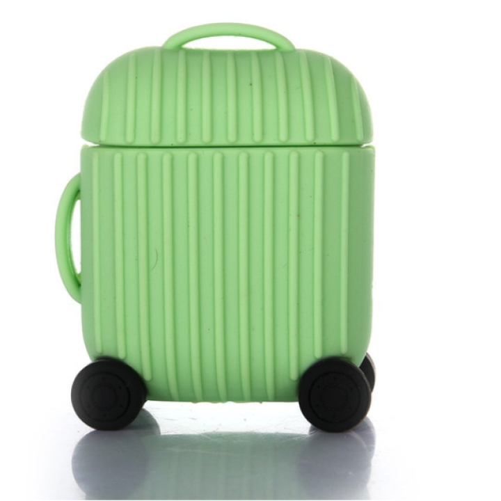 Hidzo Hoes Voor Apple's Airpods - Koffer - Groen