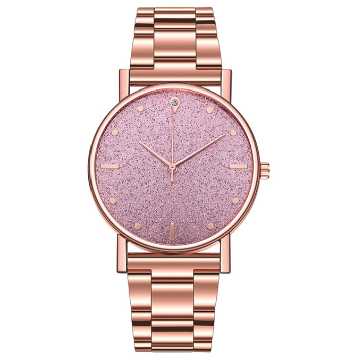 Hidzo Horloge Analoog Ø 37 - Rose/Roze