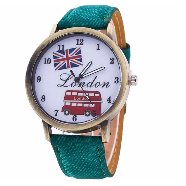 Hidzo Horloge London Ø 40 - Turquoise